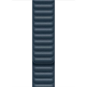 Microsonic Apple Watch Series 4 Uyumlu 44 mm Leather Link Band Lacivert Kordon