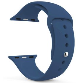 Microsonic Apple Watch Series 5 40 mm Active Flex Wristband Lacivert Uyumlu Kordon