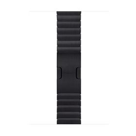 Microsonic Apple Watch Series 5 40 mm Link Bracelet Band Siyah Kordon