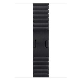 Microsonic Apple Watch Series 5 40 mm Link Bracelet Band Siyah Kordon