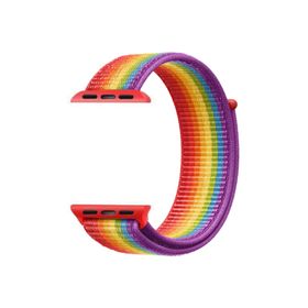 Microsonic Apple Watch Series 5 40 mm Woven Sport Loop Pride Edition Hasırlı Kordon