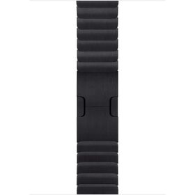 Microsonic Apple Watch Series 5 44 mm Link Bracelet Band Siyah Kordon
