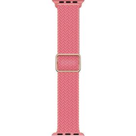 Microsonic Apple Watch Series 5 44 mm Pembe Braided Loop Band Kordon