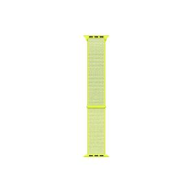 Microsonic Apple Watch Series 5 Uyumlu 40 mm Hasırlı Woven Sport Loop Flash Light Kordon