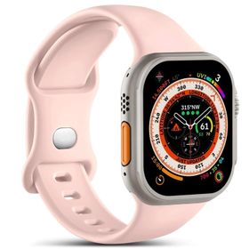 Microsonic Apple Watch Series 6 40 mm Active Flex Wristband Rose Gold Uyumlu Kordon
