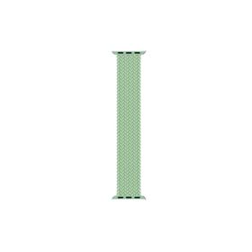 Microsonic Apple Watch Series 6 40 mm Braided Solo Loop Band Açık Yeşil Medium 147 mm Kordon