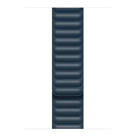 Microsonic Apple Watch Series 6 40 mm Lacivert Leather Link Band Kordon
