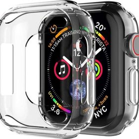 Microsonic Apple Watch Series 6 40 mm Şeffaf 360 Full Round Soft Silicone Kılıf