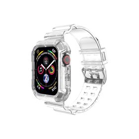 Microsonic Apple Watch Series 6 40 mm Transparent Clear Band Şeffaf Kordon