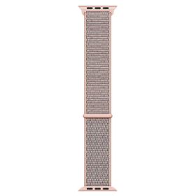 Microsonic Apple Watch Series 6 40 mm Woven Sport Loop Rose Gold Hasırlı Kordon