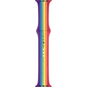 Microsonic Apple Watch Series 6 44 mm Silikon Pride Edition Kordon