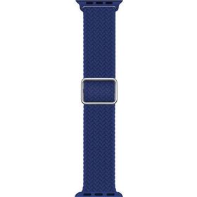 Microsonic Apple Watch Series 7 41 mm Braided Loop Band Lacivert Kordon
