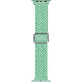 Microsonic Apple Watch Series 7 41 mm Braided Loop Band Yeşil Kordon