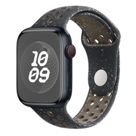 Microsonic Apple Watch Series 7 41 mm Flame Sport Band Siyah Kordon