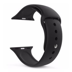 Microsonic Apple Watch Series 7 41 mm Siyah Silikon Kordon