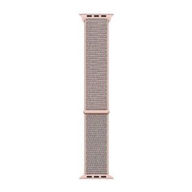 Microsonic Apple Watch Series 7 41 mm Woven Sport Loop Rose Gold Hasırlı Kordon