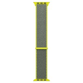 Microsonic Apple Watch Series 7 45 mm Koyu Yeşil Woven Sport Loop Hasırlı Kordon