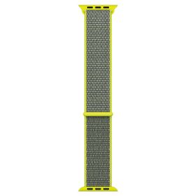 Microsonic Apple Watch Series 7 45 mm Koyu Yeşil Woven Sport Loop Hasırlı Kordon