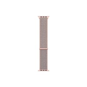 Microsonic Apple Watch Series 7 45 mm Rose Gold Woven Sport Loop Hasırlı Kordon