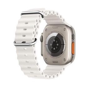 Microsonic Apple Watch Series 7 Ocean Band Beyaz 41 mm Kordon
