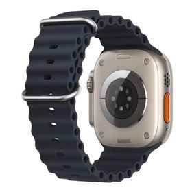 Microsonic Apple Watch Series 7 Ocean Band Lacivert 41 mm Kordon