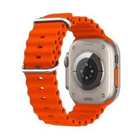 Microsonic Apple Watch Series 7 Ocean Band Turuncu 41 mm Kordon