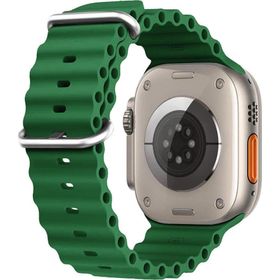 Microsonic Apple Watch Series 7 Ocean Band Yeşil 41 mm Kordon