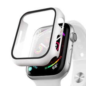 Microsonic Apple Watch Series 8 41 mm Beyaz Matte Premium Slim Watch Band Kılıf
