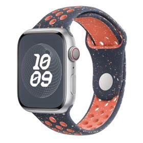 Microsonic Apple Watch Series 8 41 mm Flame Sport Band Lacivert Kordon