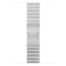 Microsonic Apple Watch Series 8 41 mm Gümüş Link Bracelet Band Kordon