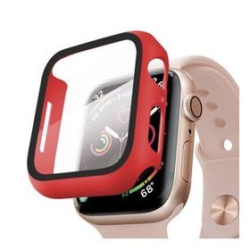 Microsonic Apple Watch Series 8 41 mm Kırmızı Matte Premium Slim Watch Band Kılıf