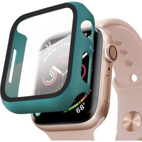 Microsonic Apple Watch Series 8 41 mm Koyu Yeşil Matte Premium Slim Watch Band Kılıf