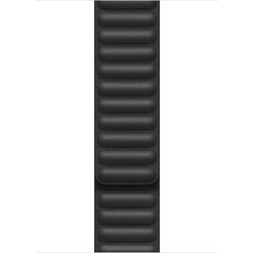 Microsonic Apple Watch Series 8 41 mm Siyah Leather Link Band Kordon