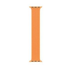 Microsonic Apple Watch Series 8 41 mm Small 127 mm Braided Solo Loop Band Turuncu Kordon