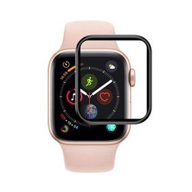 Microsonic Apple Watch Series 8 41 mm Tam Kaplayan Temperli Cam Siyah Ekran Koruyucu
