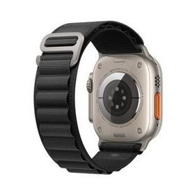 Microsonic Apple Watch Series 8 45 mm Alpine Loop Siyah Kordon