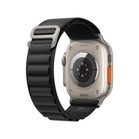 Microsonic Apple Watch Series 8 45 mm Alpine Loop Siyah Kordon