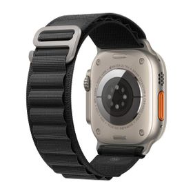 Microsonic Apple Watch Series 8 45 mm Alpine Loop Siyah Kordon