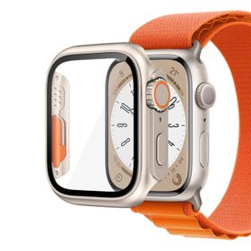 Microsonic Apple Watch Series 8 45 mm Apple Watch Ultra Dönüştürücü Ekran Koruyucu Kasa Yıldız Işığı Kılıf
