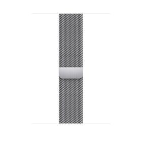 Microsonic Apple Watch Series 8 45 mm Gümüş Milanese Loop Kordon