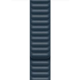 Microsonic Apple Watch Series 8 45 mm Leather Link Band Lacivert Kordon