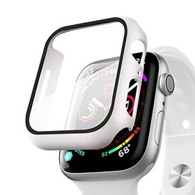 Microsonic Apple Watch Series 8 45 mm Matte Premium Slim Watch Band Beyaz Kılıf