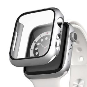 Microsonic Apple Watch Series 8 45 mm Matte Premium Slim Watch Band Gümüş Kılıf