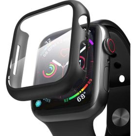 Microsonic Apple Watch Series 8 45 mm Matte Premium Slim Watch Band Siyah Kılıf