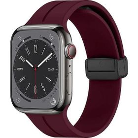 Microsonic Apple Watch Series 8 45 mm Ribbon Line Mor Kordon
