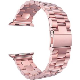Microsonic Apple Watch Series 8 45 mm Rose Gold Metal Stainless Steel Kordon