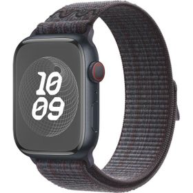 Microsonic Apple Watch Series 8 45 mm Terra Sport Loop Siyah Kordon