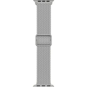 Microsonic Apple Watch Series 8 Braided Loop Band Gri 41 mm Kordon