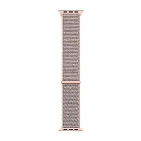 Microsonic Apple Watch Series 8 Hasırlı Woven Sport Loop Rose Gold 41 mm Kordon