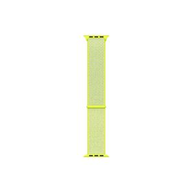 Microsonic Apple Watch Series 8 Hasırlı Woven Sport Loop Sarı 41 mm Kordon